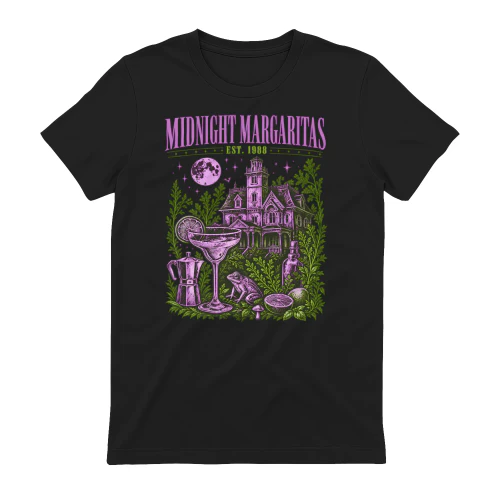 Midnight Margaritas Witchy Spooky Night T-Shirt