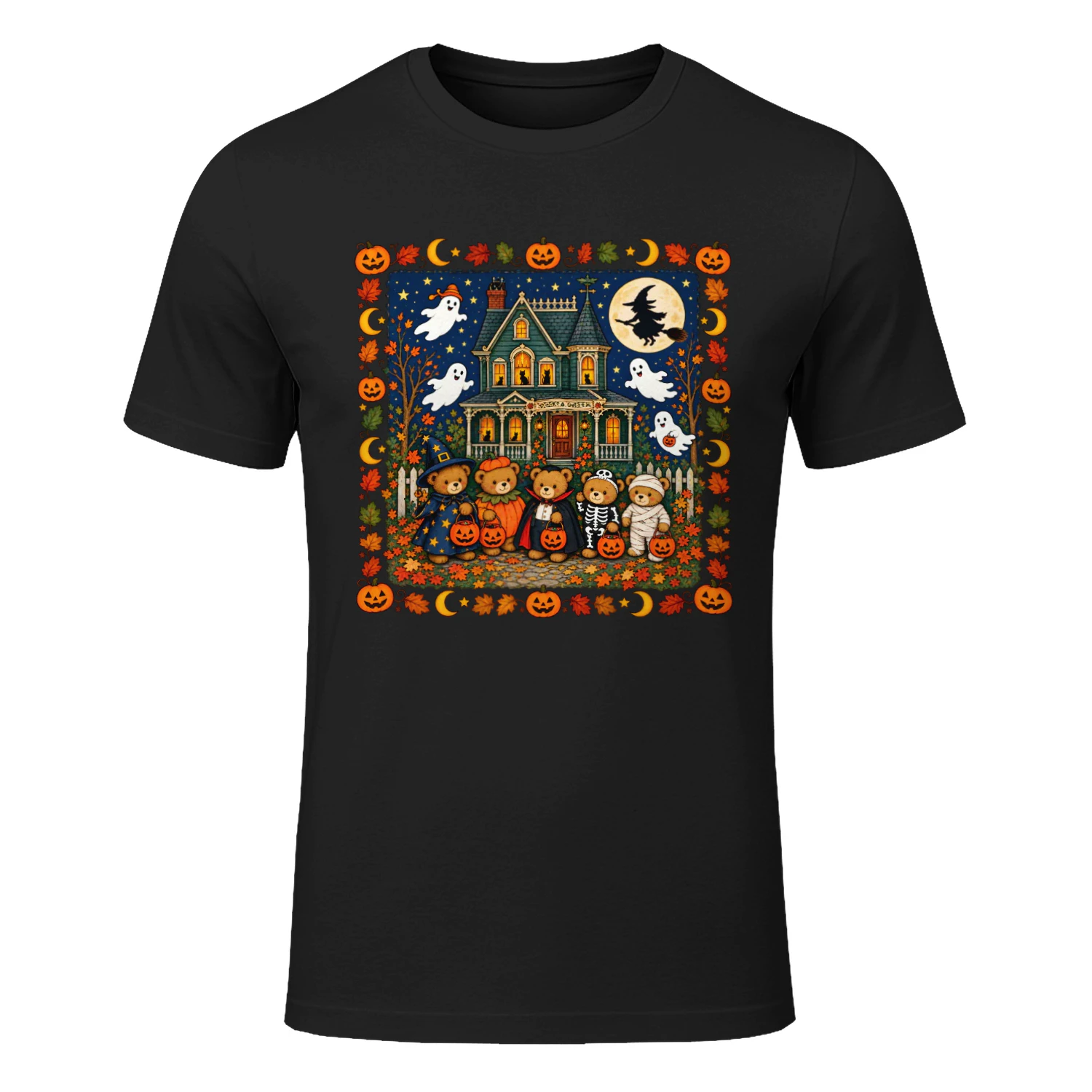 Vintage Teddy Bears Cozy Halloween Trick or Treat Night Essential T-Shirt