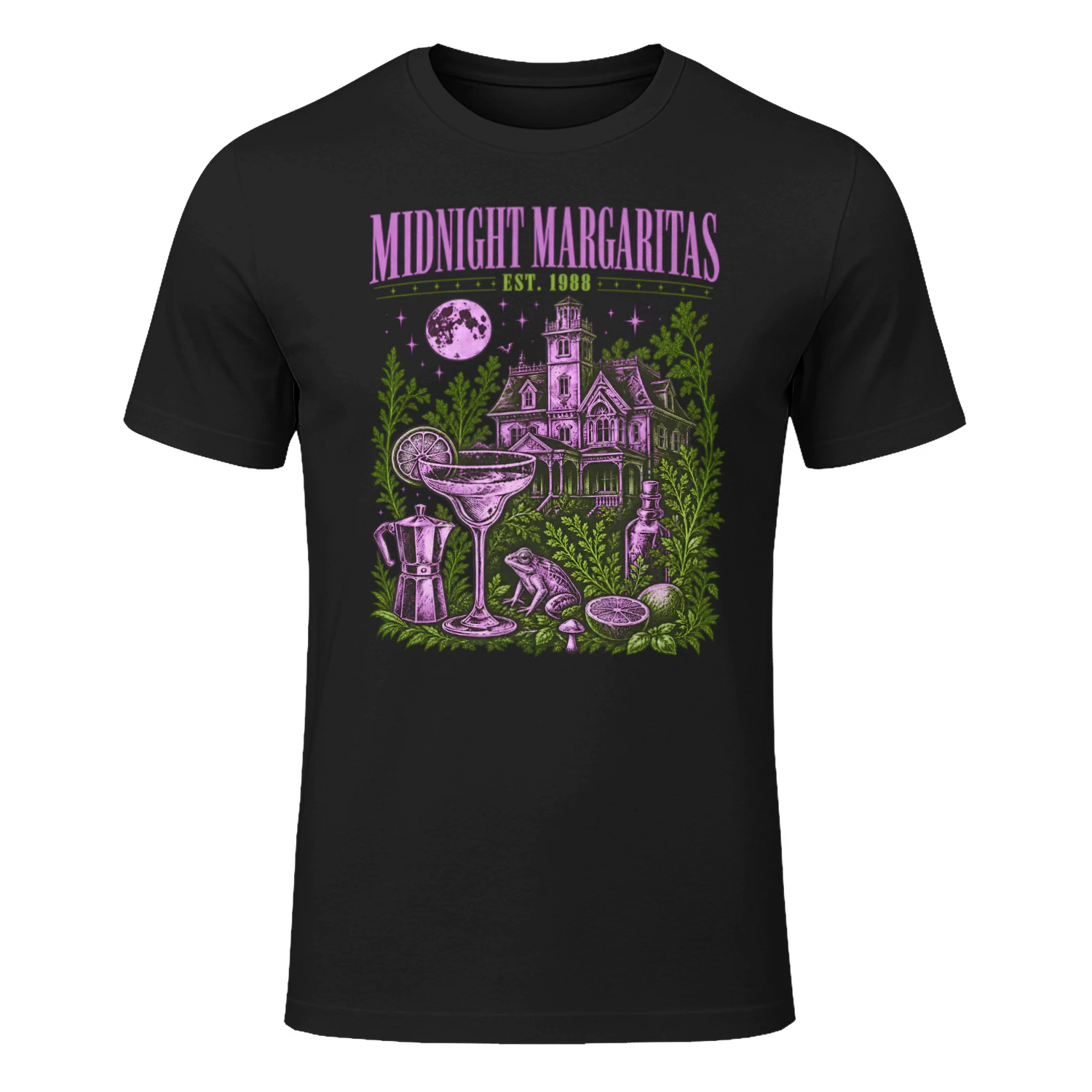 Midnight Margaritas Witchy Spooky Night T-Shirt