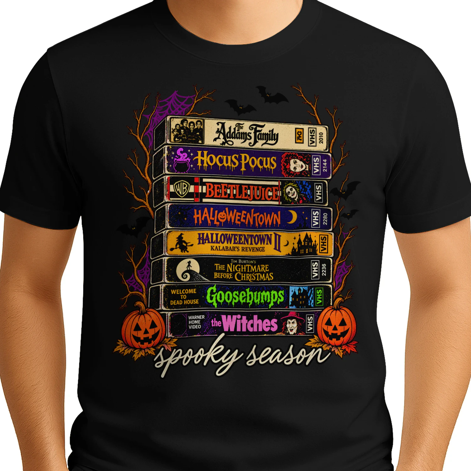 Vintage Halloween VHS T-shirt