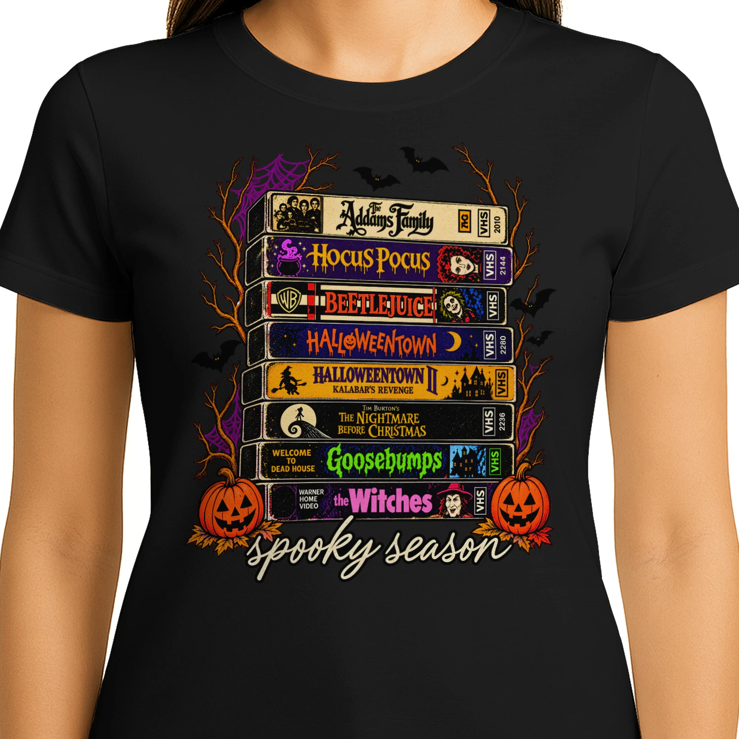 Vintage Halloween VHS T-shirt
