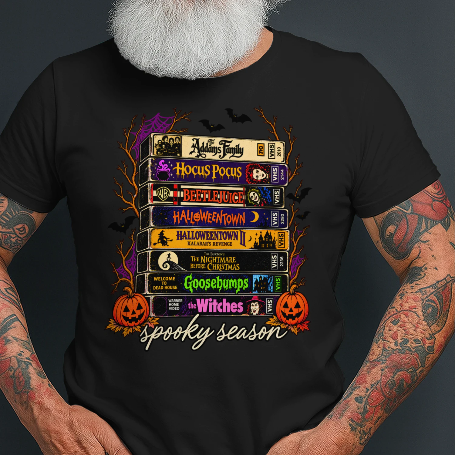Vintage Halloween VHS T-shirt