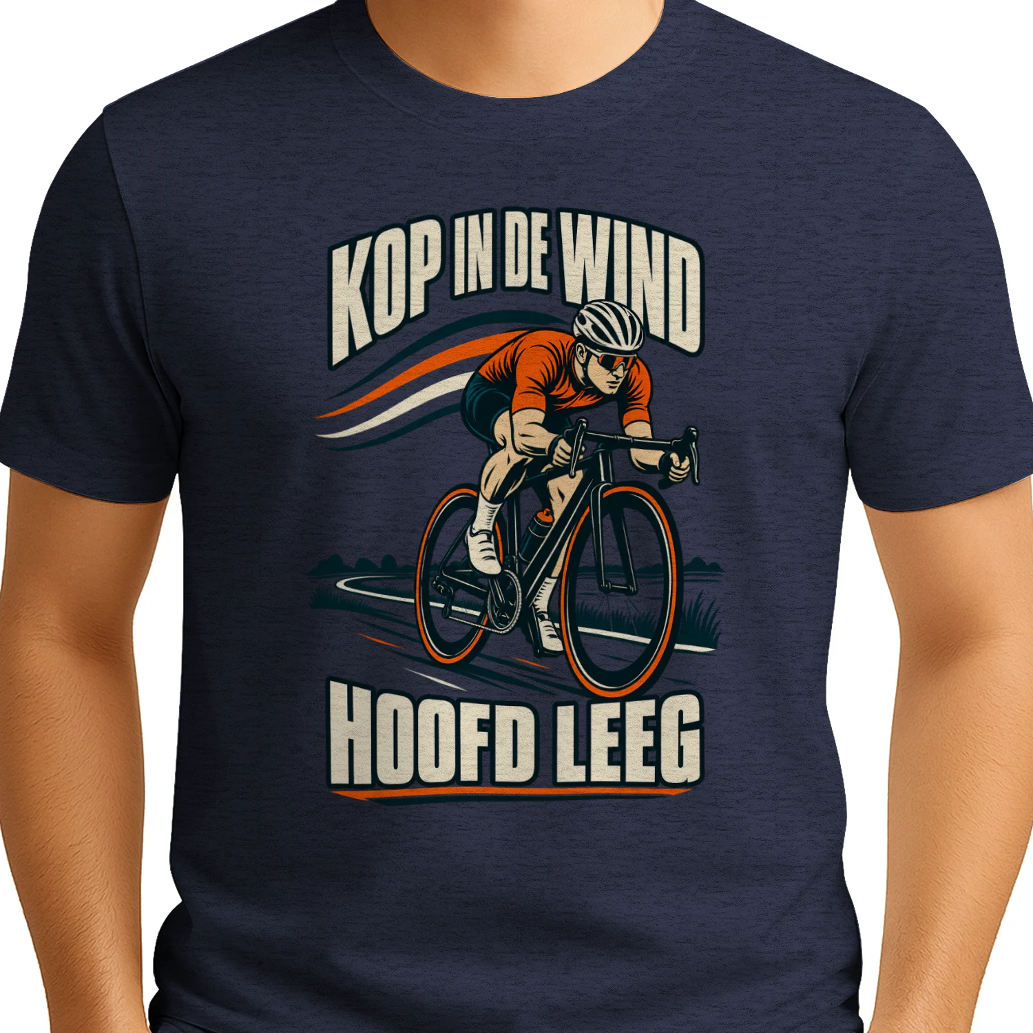 KOP IN DE WIND HOOFD LEEG
