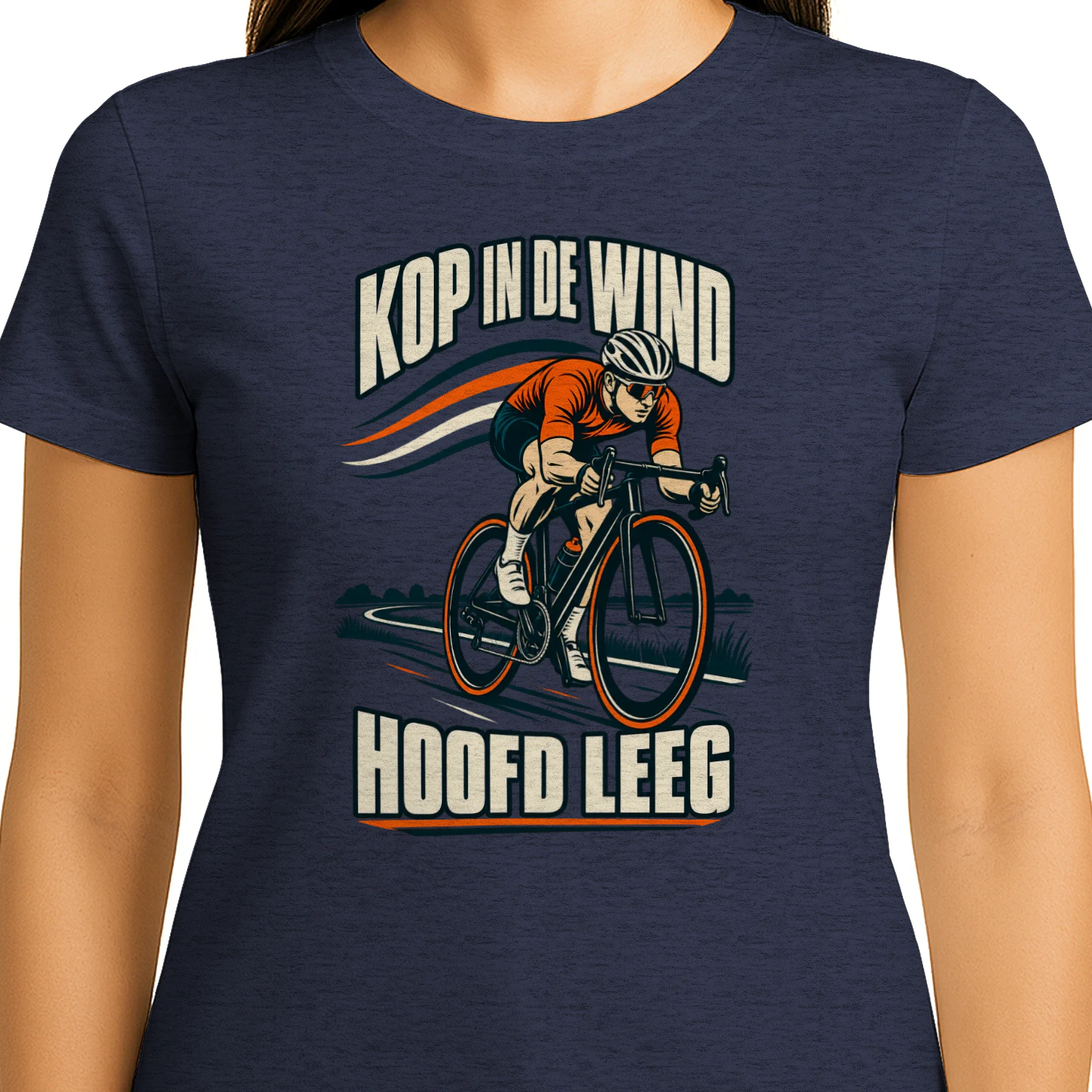KOP IN DE WIND HOOFD LEEG