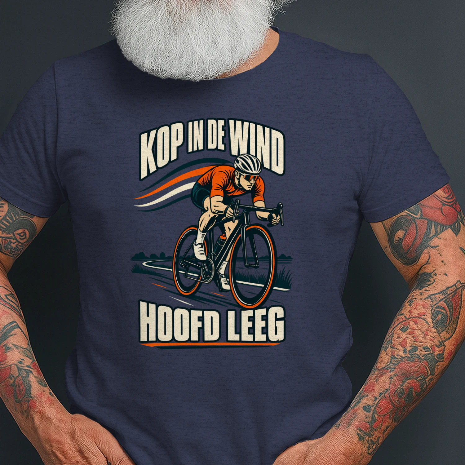 KOP IN DE WIND HOOFD LEEG