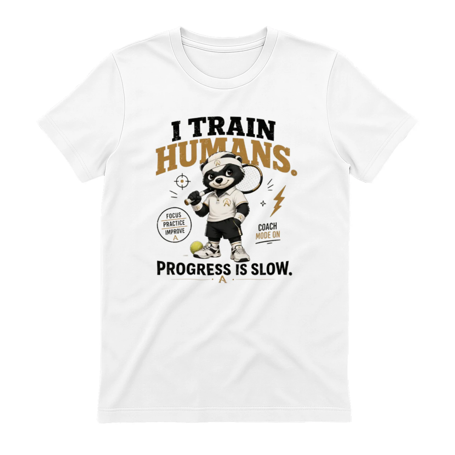 I'm Not Arguing | Funny Honey Badger Tennis T-Shirt