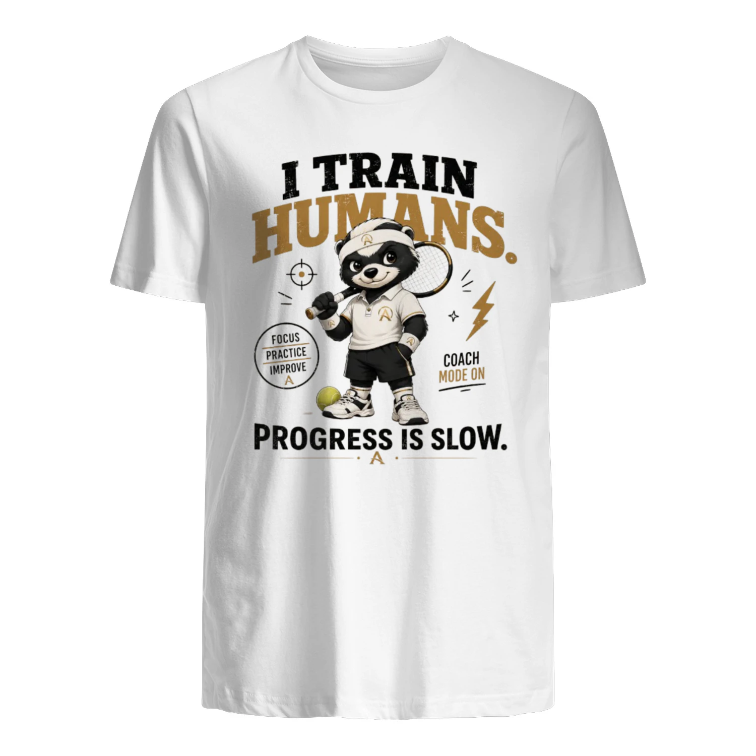 I'm Not Arguing | Funny Honey Badger Tennis T-Shirt