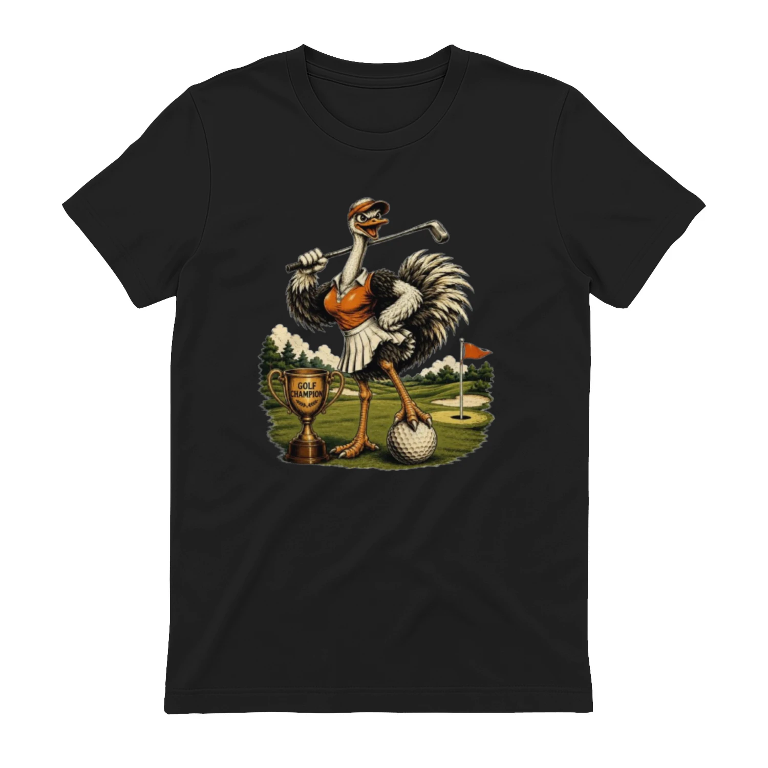 Vintage Ostrich Golf Champion T-Shirt