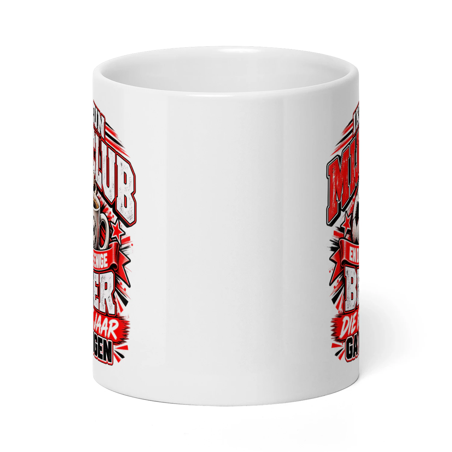 Ik Steun Mijn Club Beker Design
