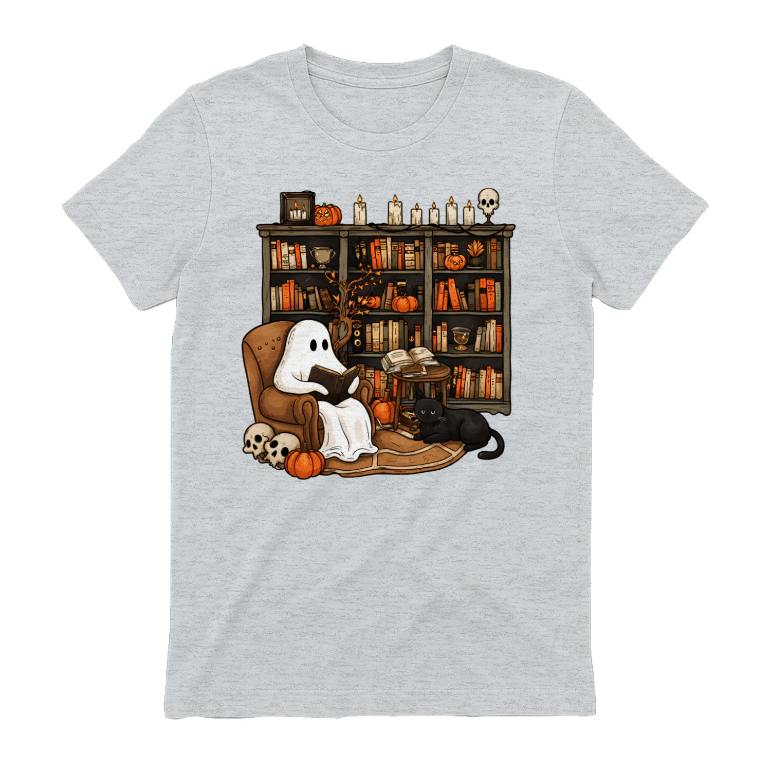 The Retro Ghost Reading shirt