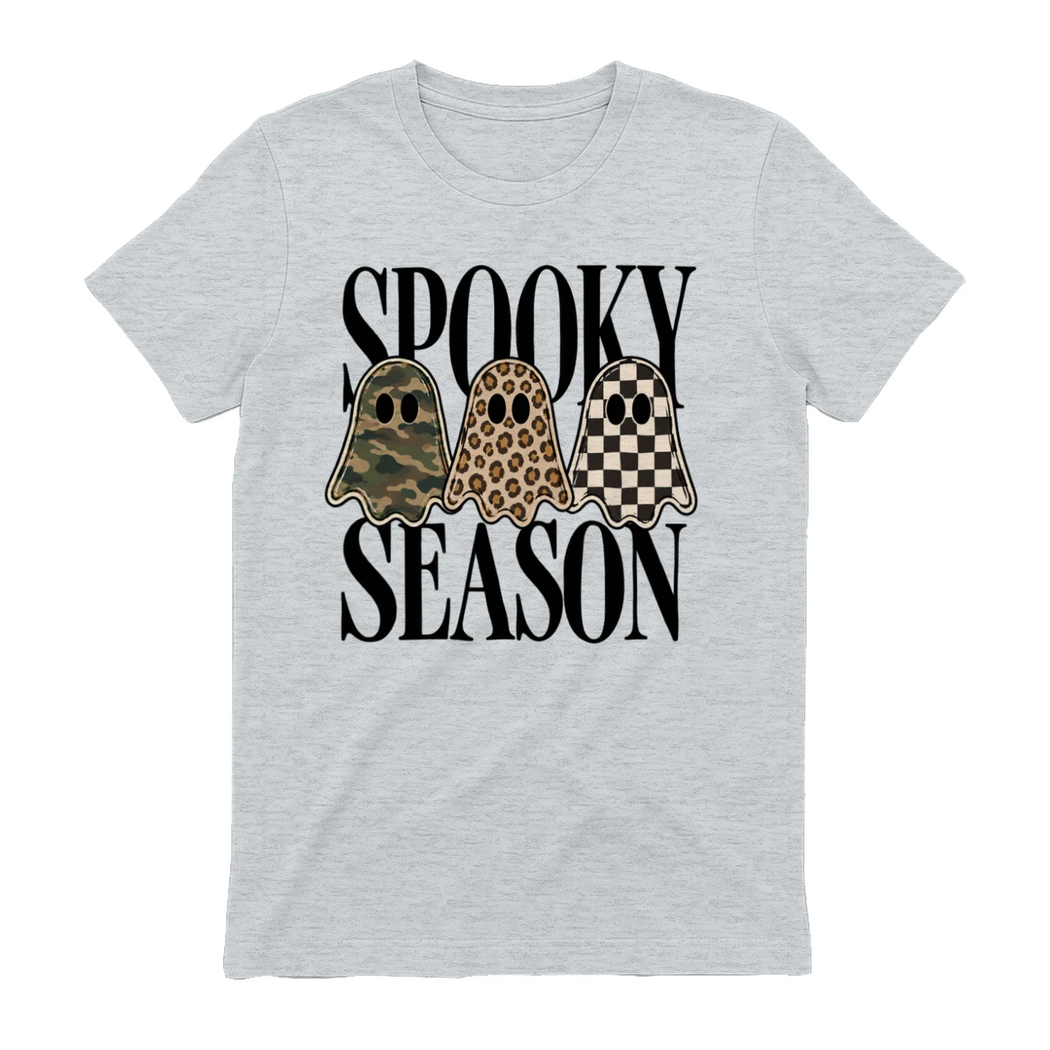 Spooky Season: Cute Ghost Trio T-Shirt
