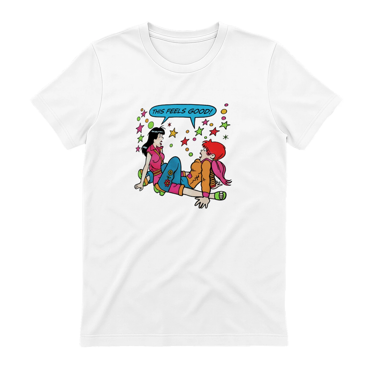 This Feels Good Betty  Veronica Suggestive Comic T-shirt