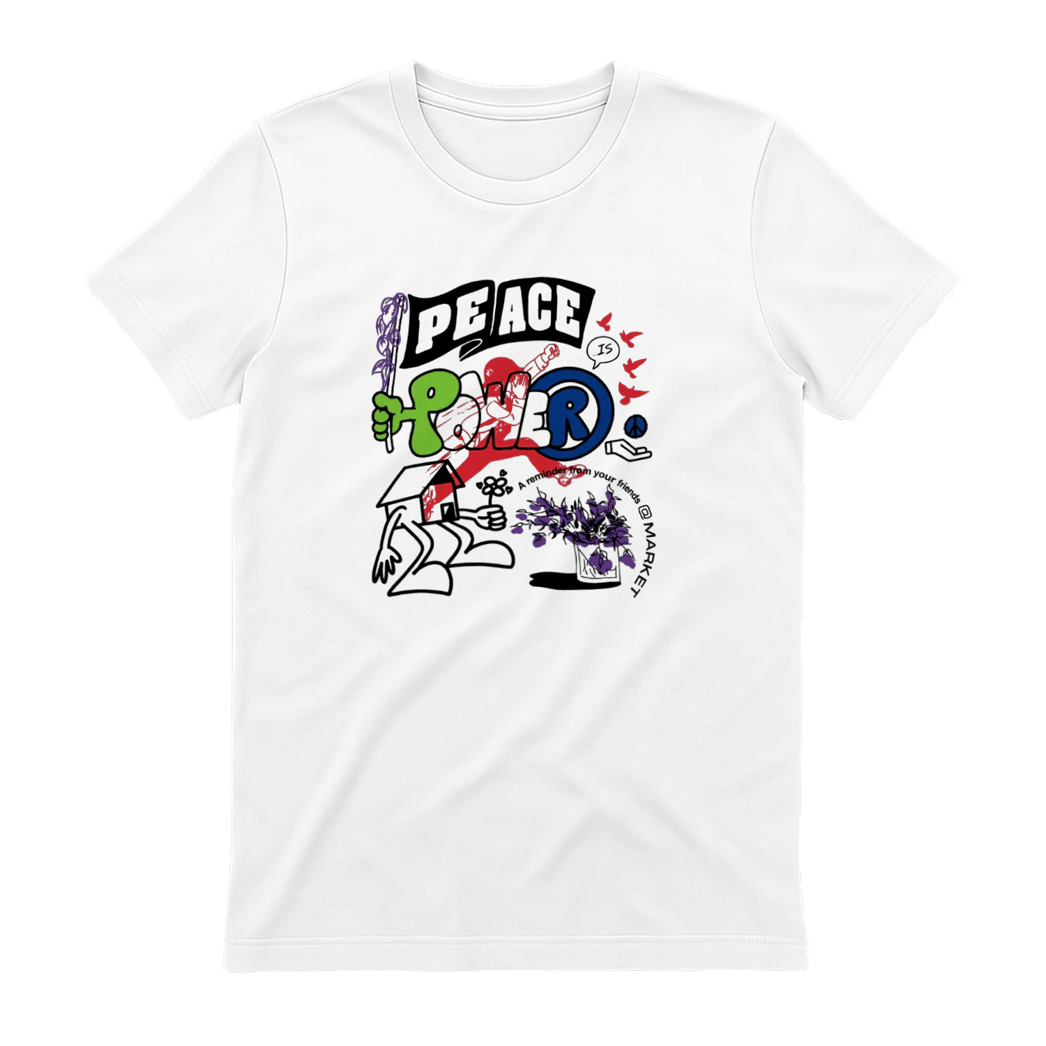 Walker Kessler Dodgers Peace Is Power T-shirt