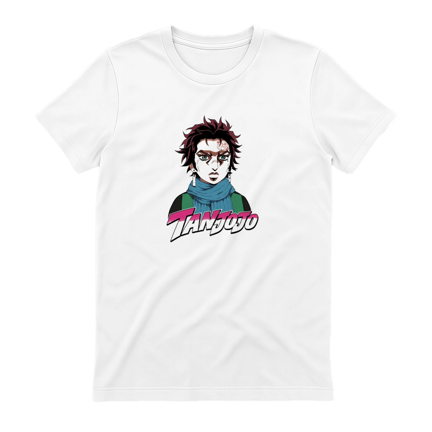TanJoJo Kamado Tanjiro Jojos Bizarre Adventure T-shirt  Anime Crossover Design