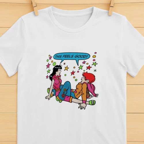 This Feels Good Betty  Veronica Suggestive Comic shirt