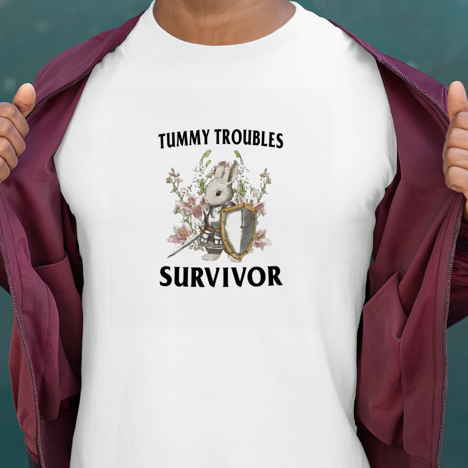 Kate Beckinsale Tummy Troubles Survivor Shirt