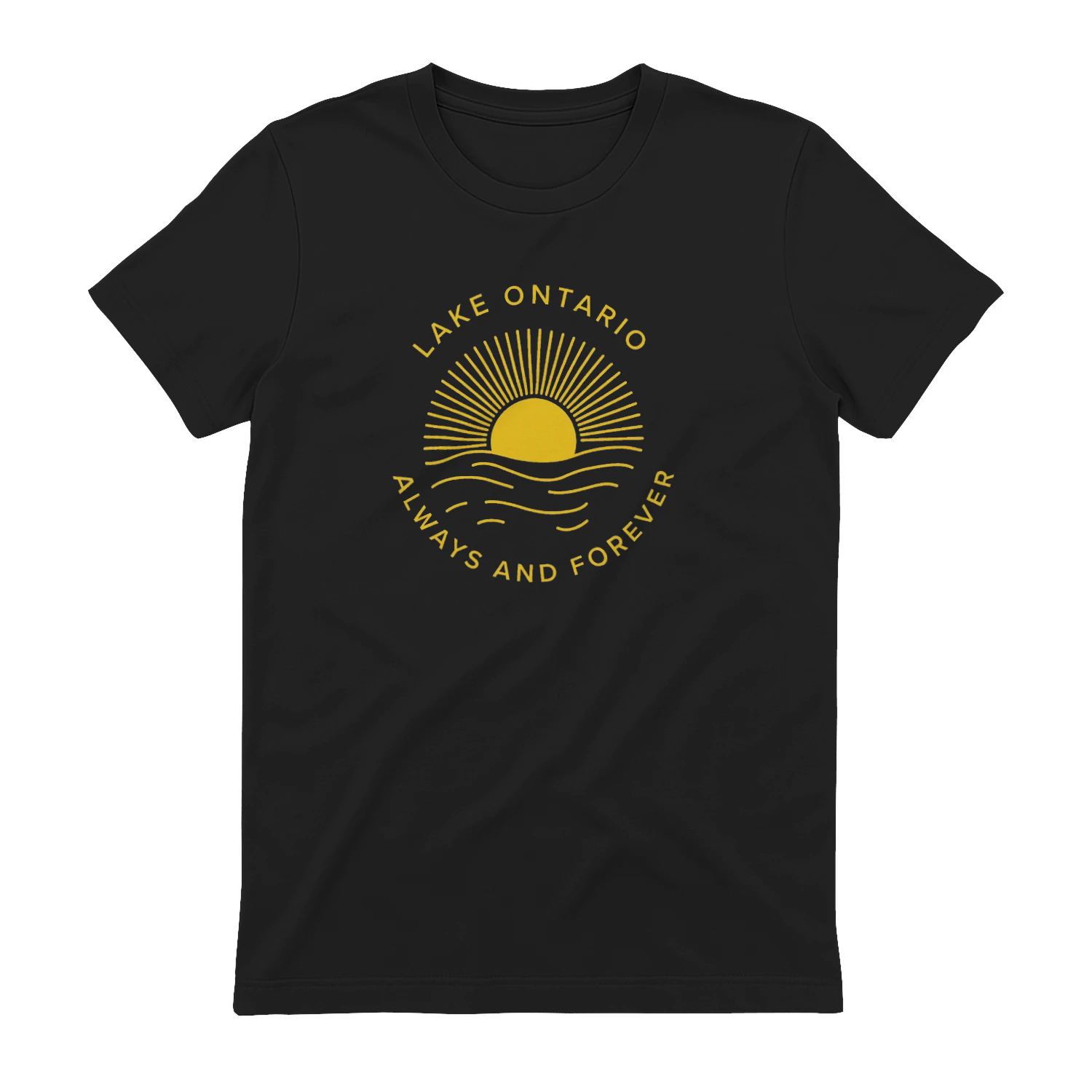 Lake Ontario Always And Forever Classic T-shirt-Great Lakes Pride Design