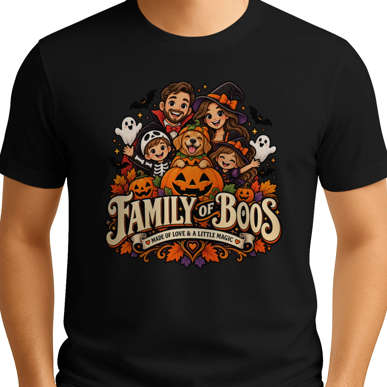 Family Boos – Cute Halloween Family T-shirt