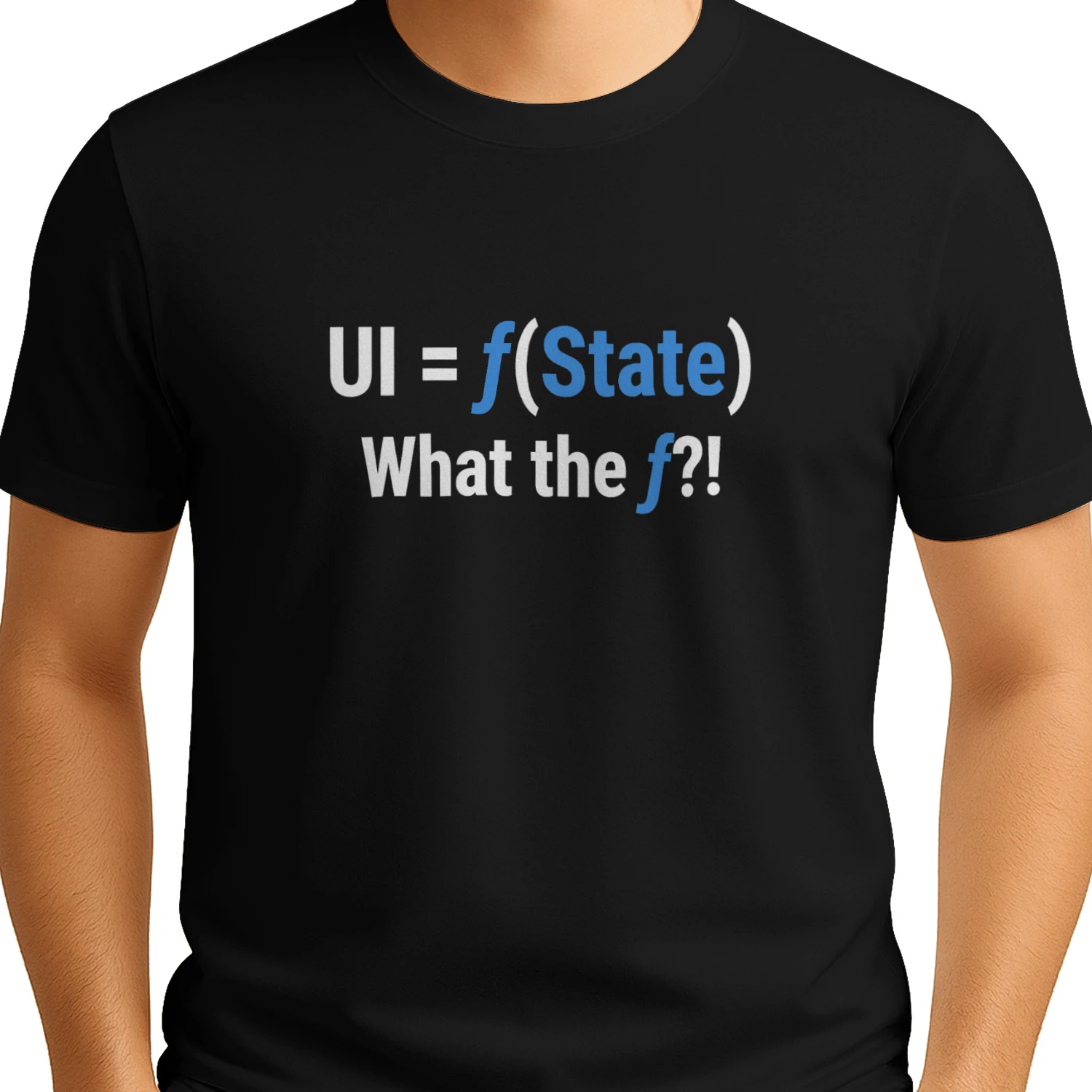 UI Equals f State What the f Programming T-shirt  Programmer Coding Humor Design