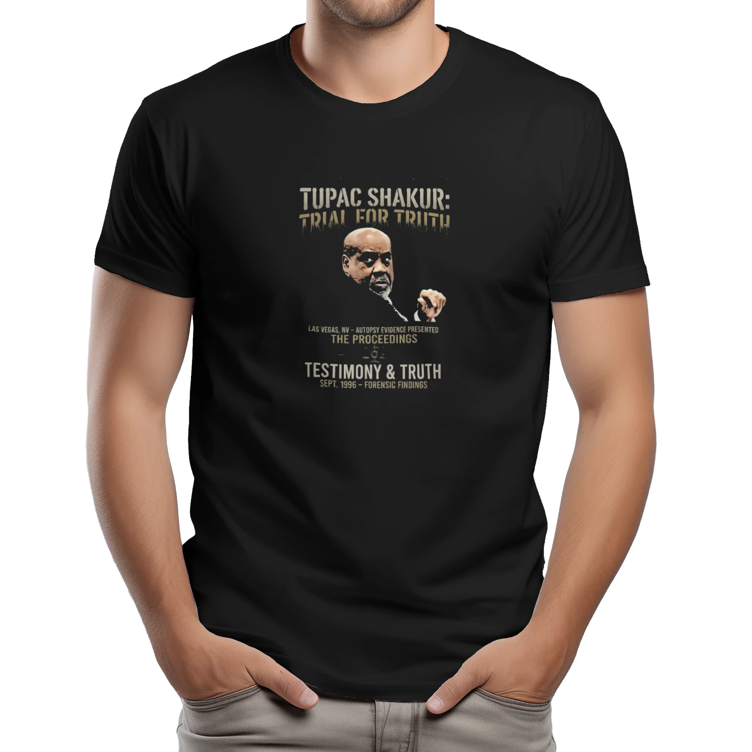 Tupac Autopsy Trial T-shirt  Tupac Shakur Tribute Design