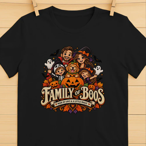 Family Boos – Cute Halloween Family Shirt