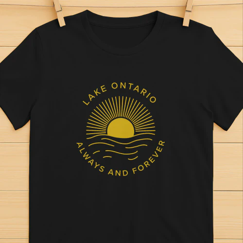 Lake Ontario Always And Forever Classic Shirt-Great Lakes Pride Design