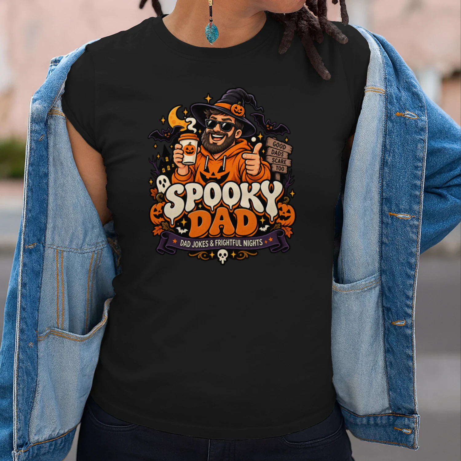 Spooky Dad – Funny Halloween Dad Jokes T-shirt