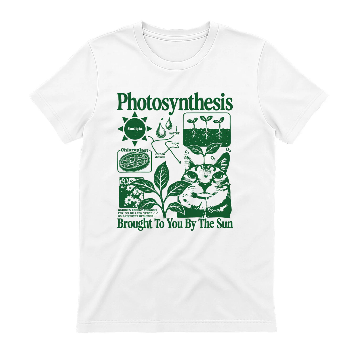 Photosynthesis Cat Shirt