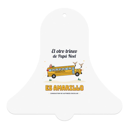 Bolas de Navidad, Tazas y Regalos El otro trineo de Papá Noel es amarillo – Regalo para conductor de autobús escolar