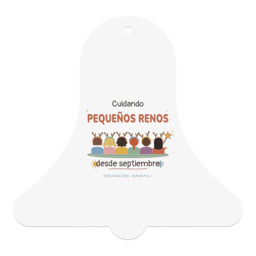 Bolas de Navidad, Tazas y Regalos Cuidando pequeños renos – Regalo para maestras de Infantil