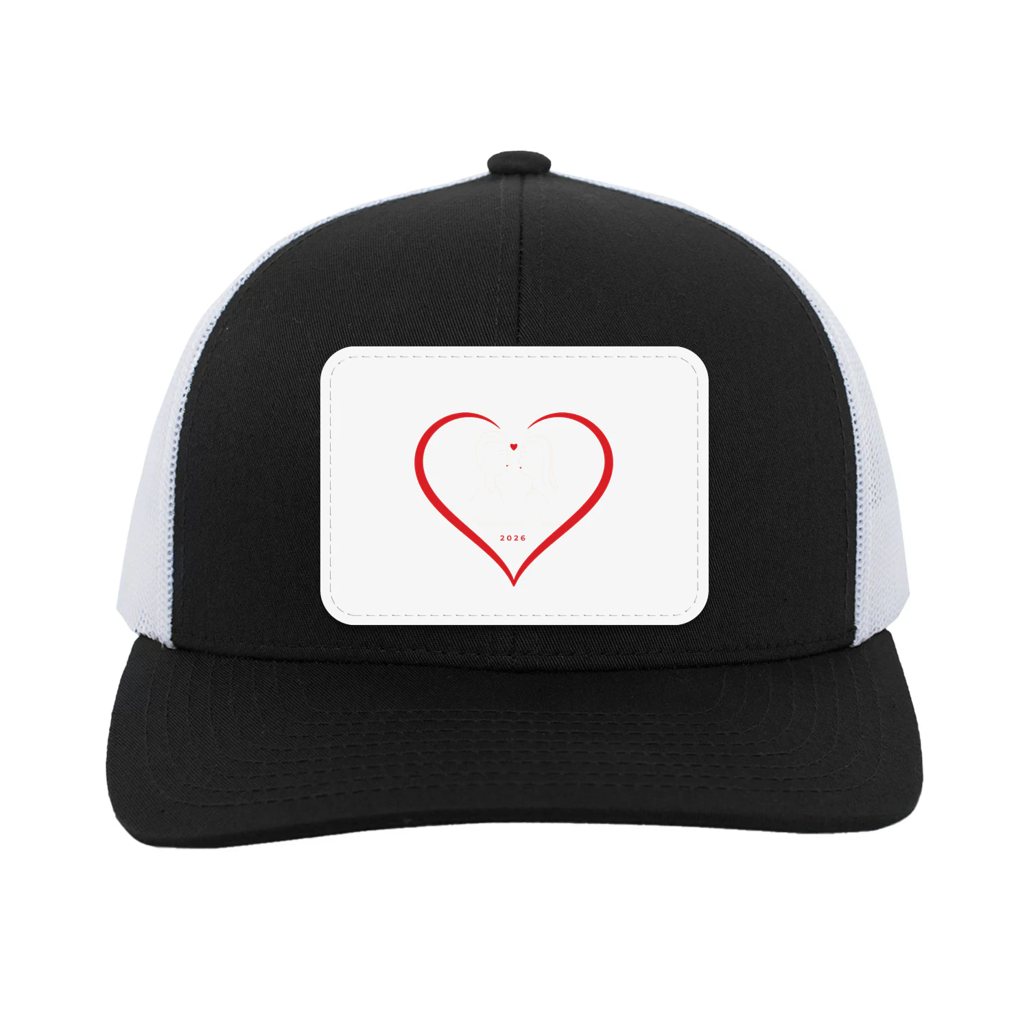 Gorra Trucker con Parche Nuestra primera Navidad 2026 – Regalo para parejas
