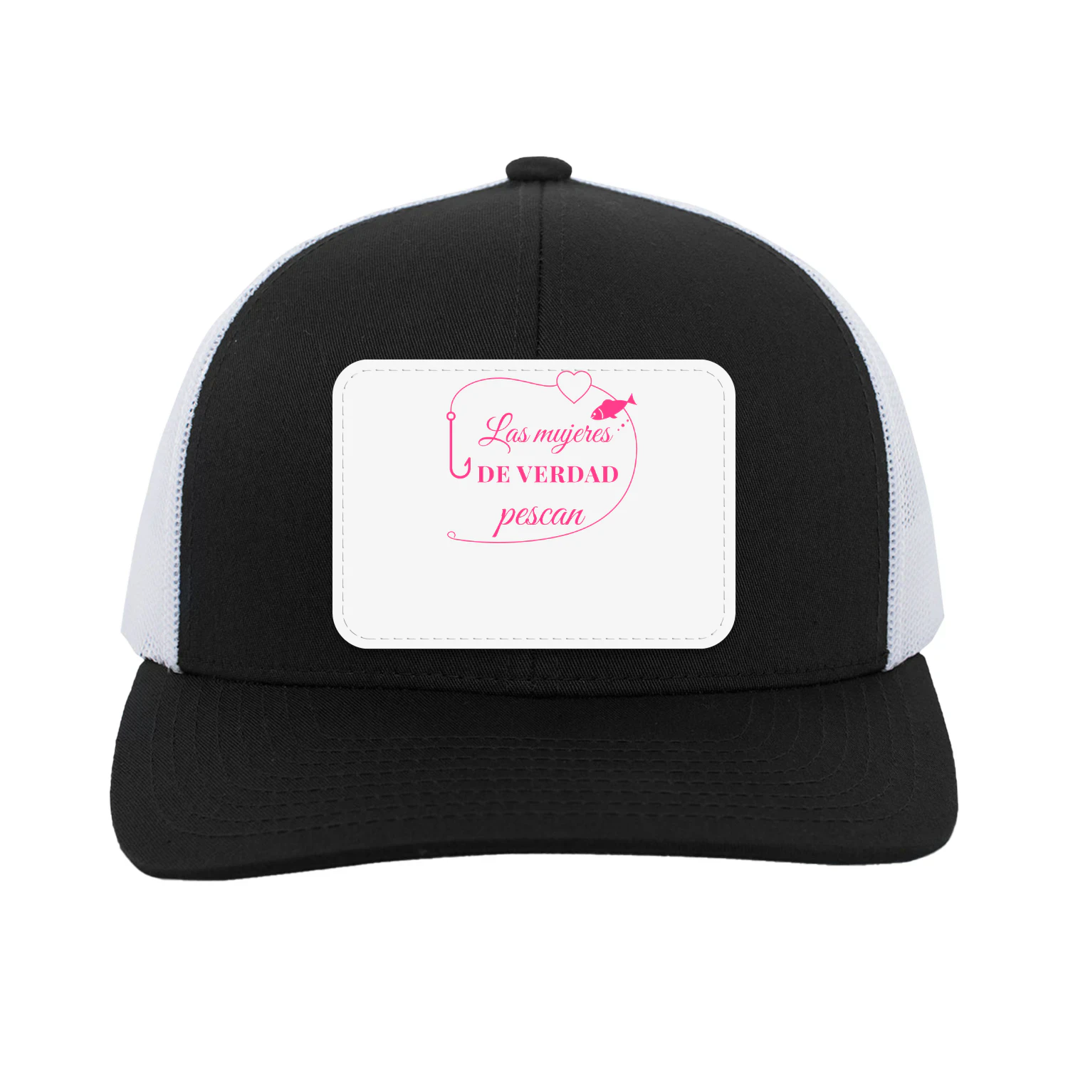 Gorra Trucker con Parche Las mujeres de verdad pescan – Regalo para pescadora