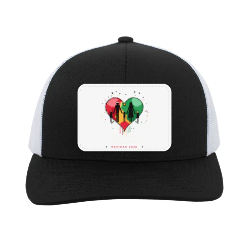 Gorras y Gorros Mi corazón late por mi familia – Navidad 2026
