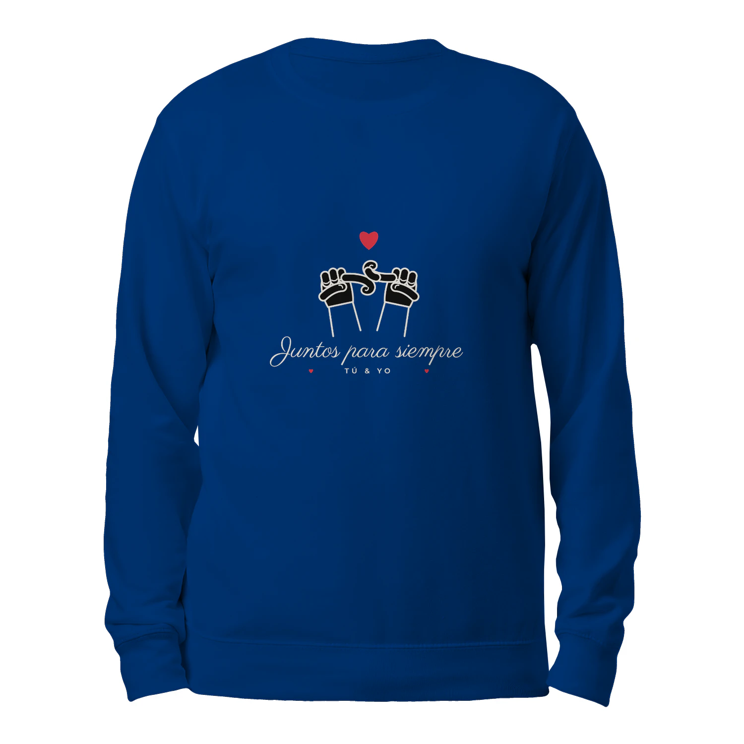 Sudadera Cuello Redondo Juntos para siempre – Regalo para parejas