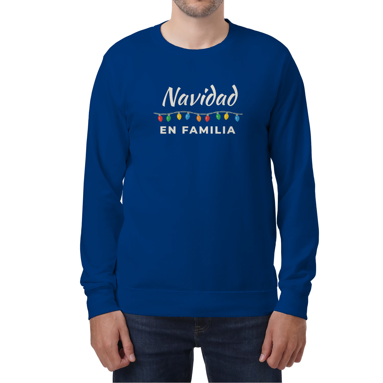 Sudadera Cuello Redondo Navidad en familia – Ropa a juego para las fiestas