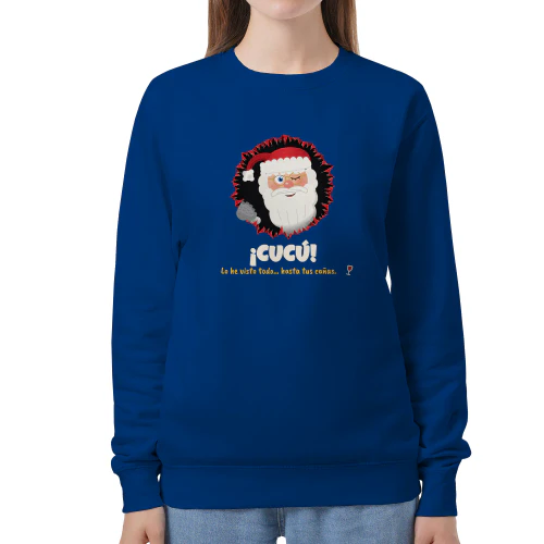 Sudaderas y Camisetas ¡Cucú! Papá Noel – Regalo de Navidad divertido