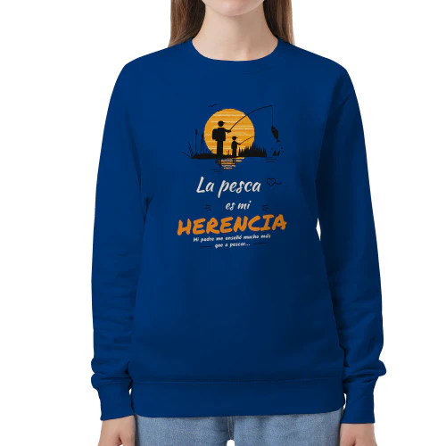 Sudaderas y Camisetas La pesca es mi herencia – Regalo para pescador