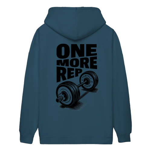 Hoodie Unisex Design One More Rep