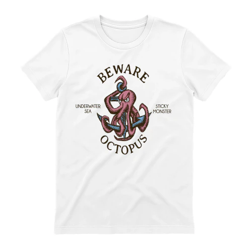 Octopus T-Shirt – Funny Sea Monster
