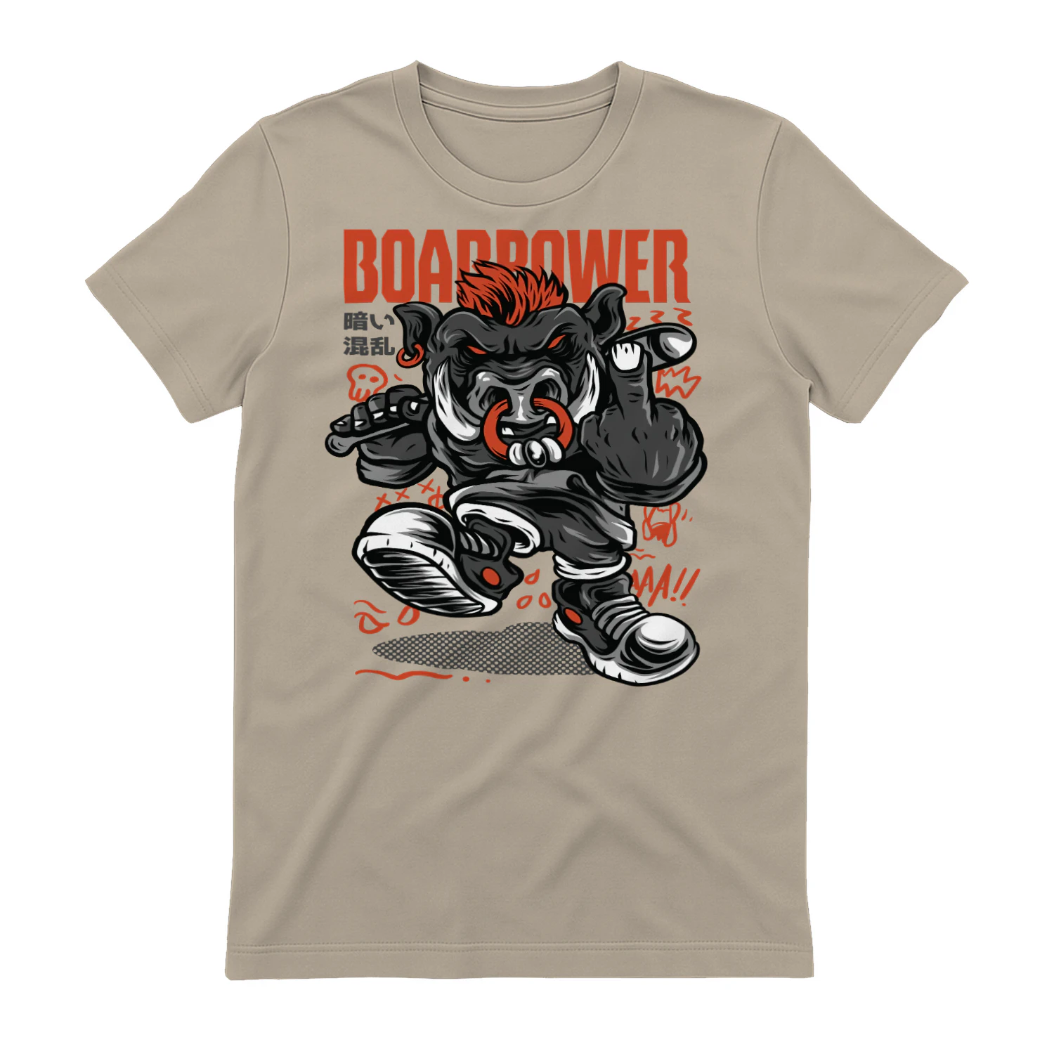 Boar Power Punk Streetwear