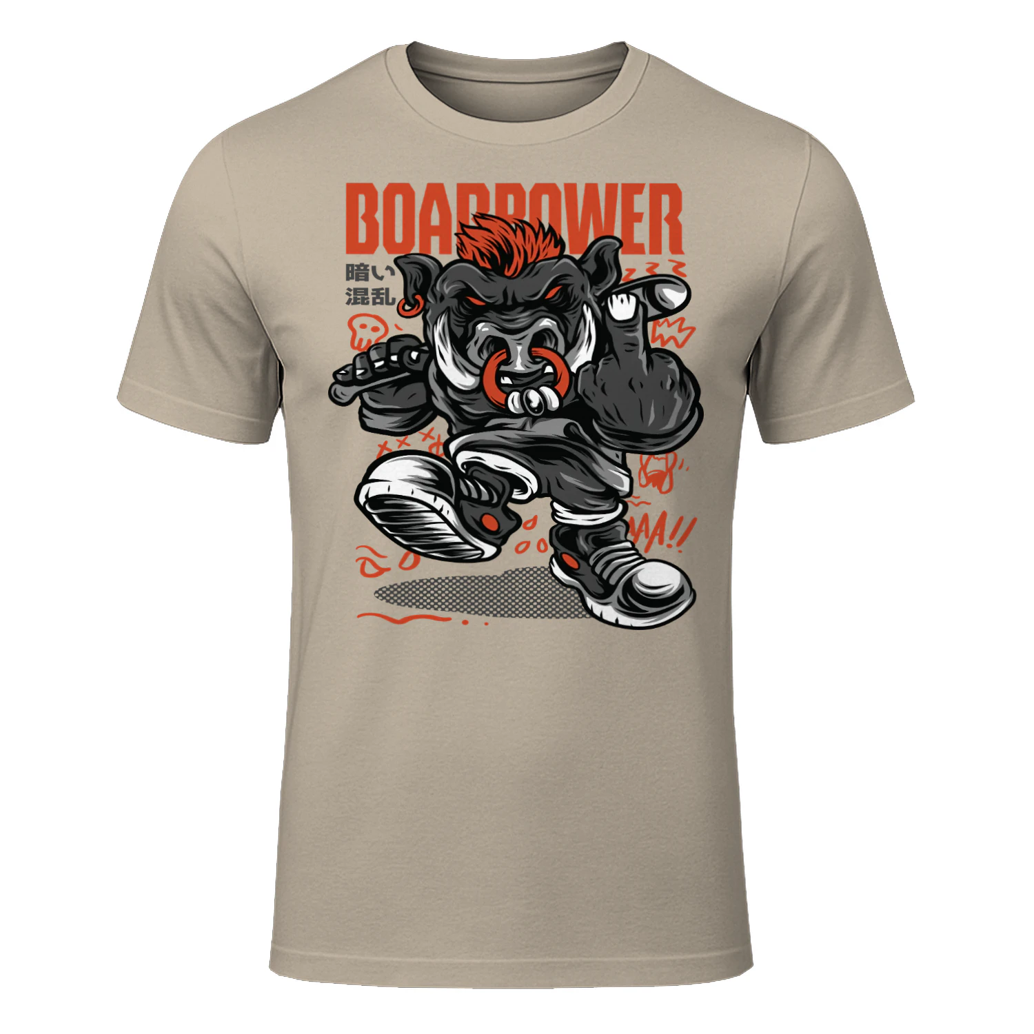 Boar Power Punk Streetwear