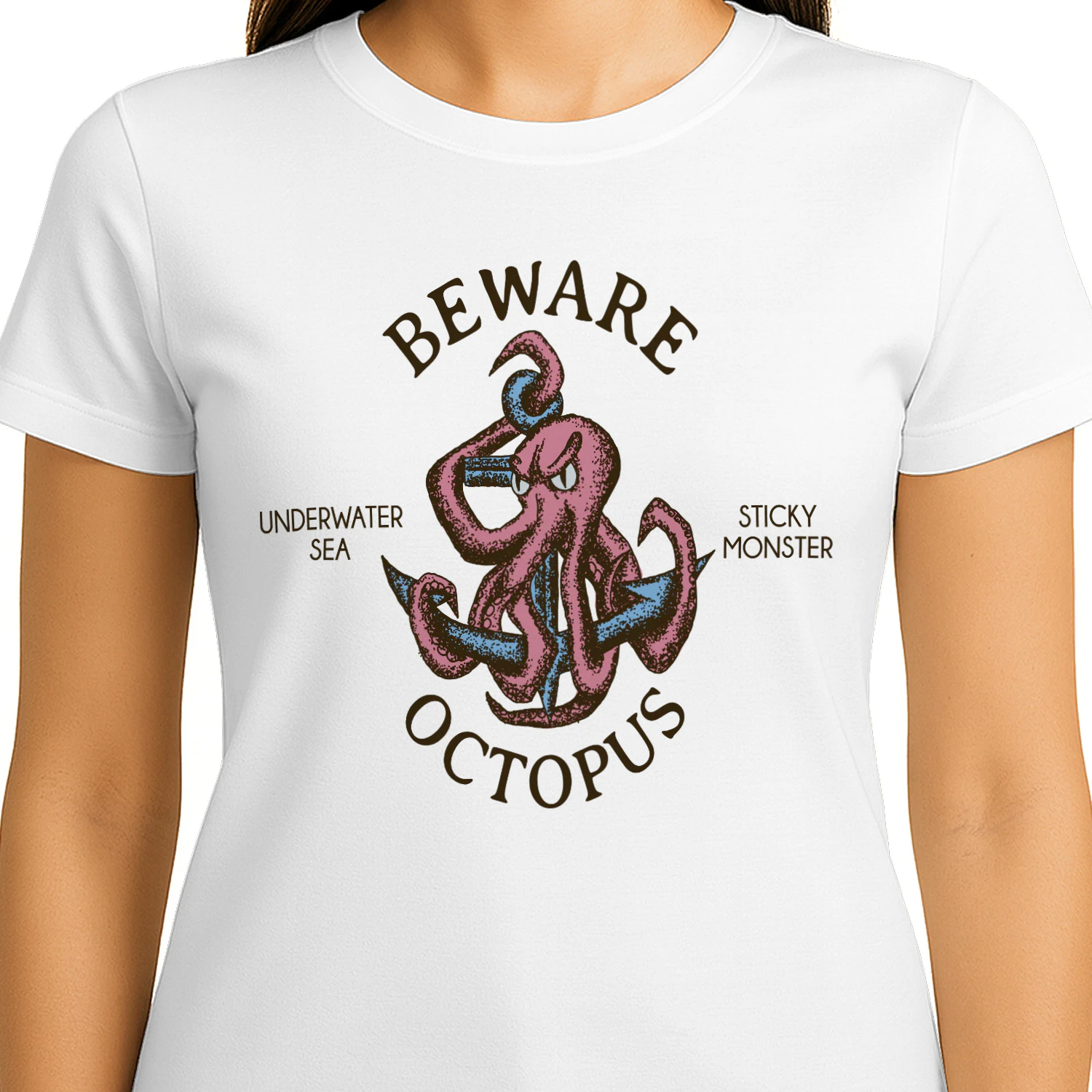 Funny Octopus T-Shirt – Underwater Sea Monster Tee