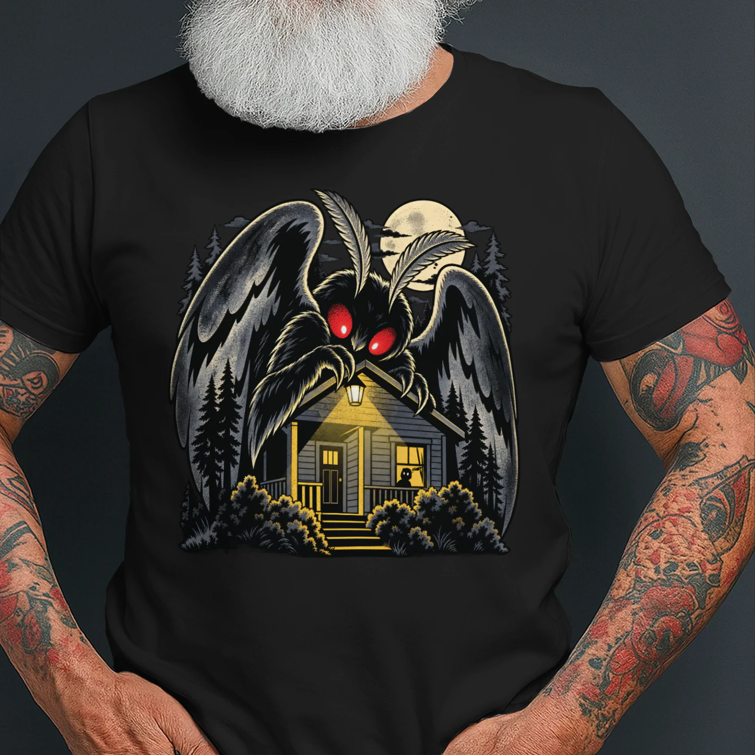 Spooky Winged Creature Halloween Classic Unisex T-shirt
