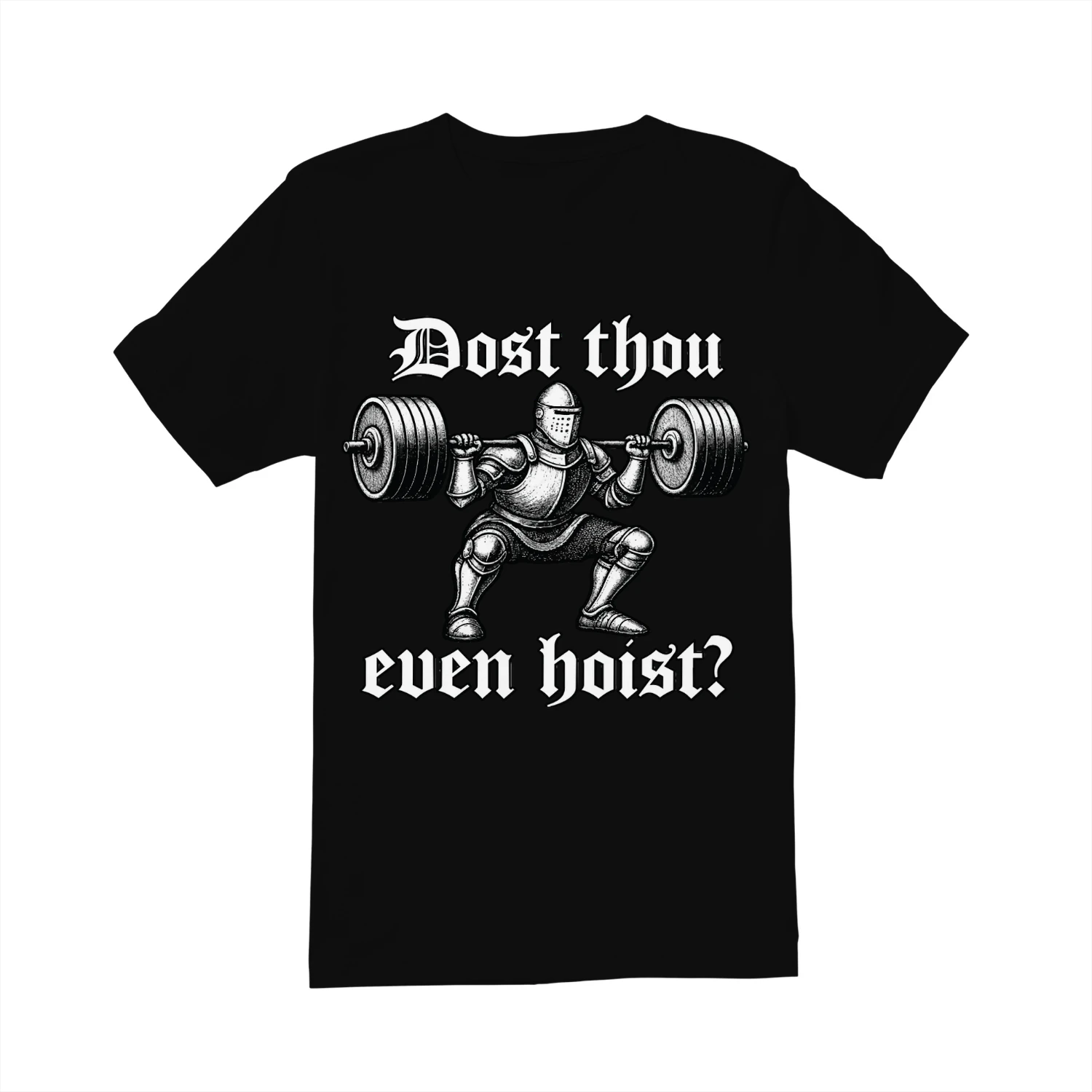Medieval Knight Powerlifting Squat Classic Unisex T-shirt