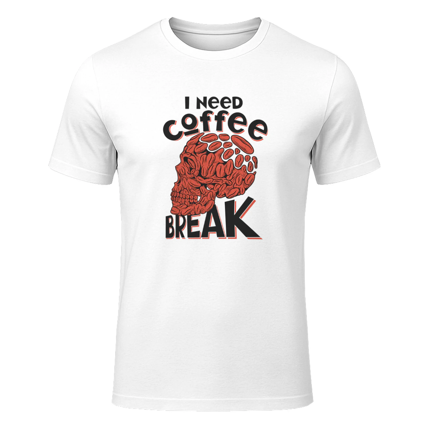 Coffee Break Skull  for Coffee Lovers Classic Unisex T-shirt