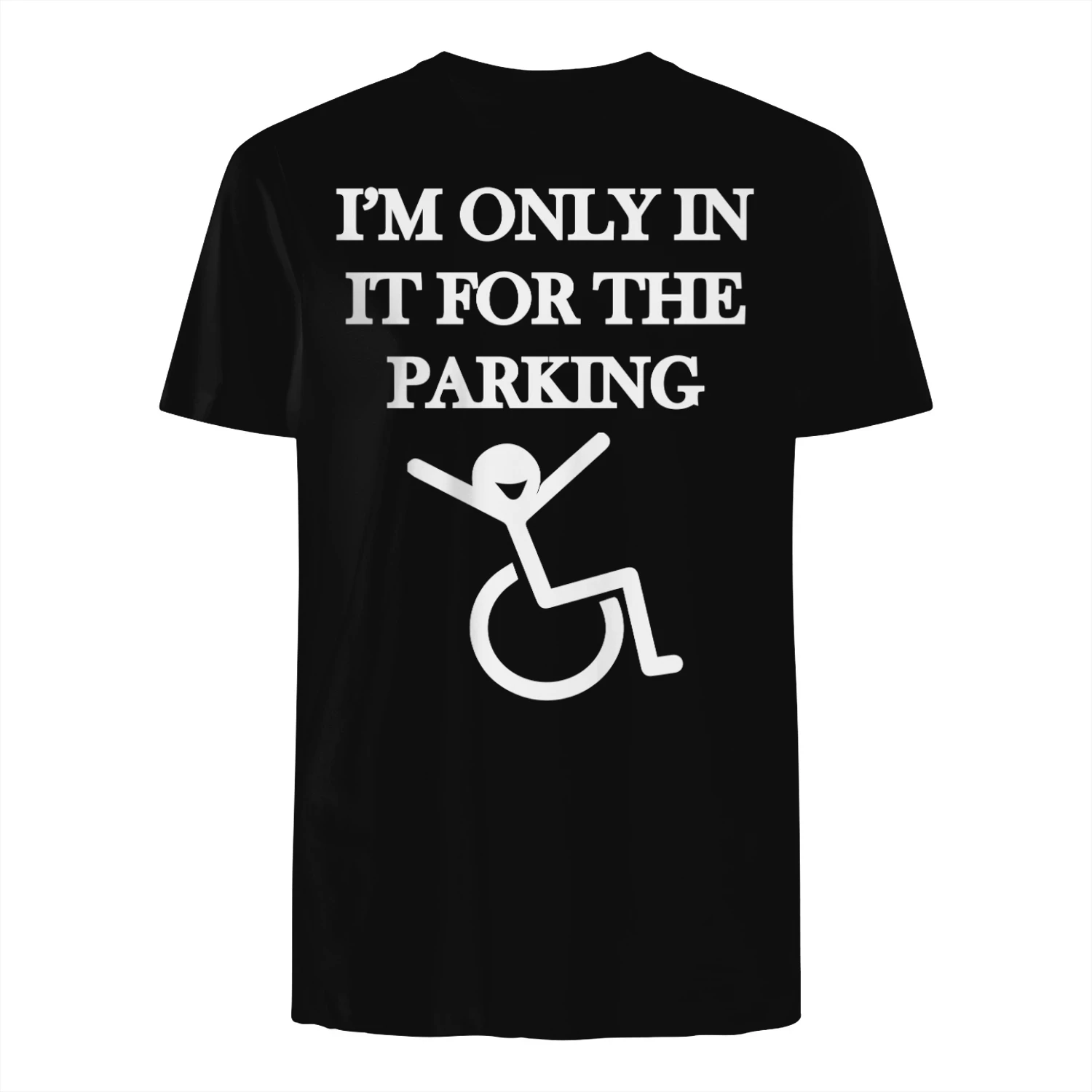 Funny Accessible Parking T-Shirt for Disability Awareness Classic Unisex T-shirt