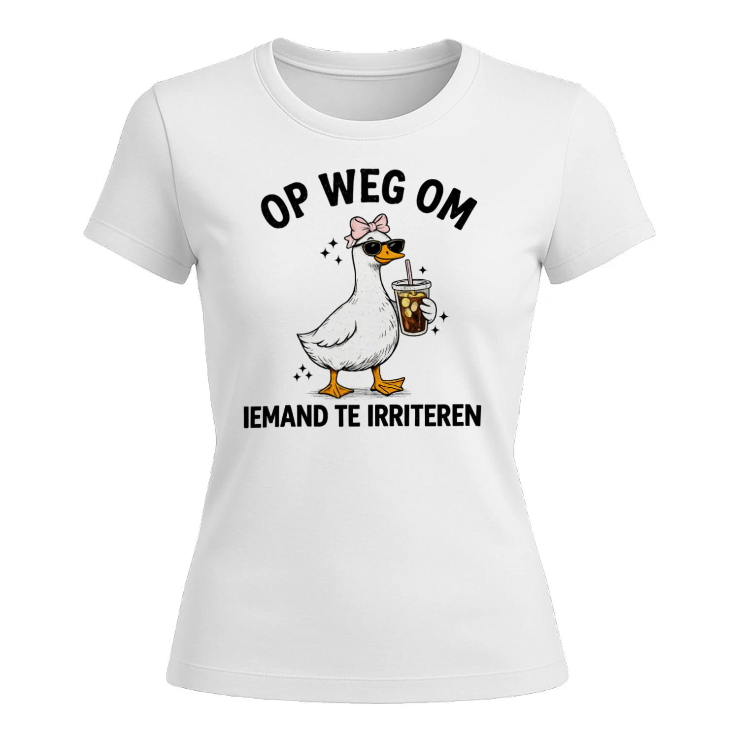Op Weg Om Iemand Te Irriteren – Grappig Duck T-Shirt