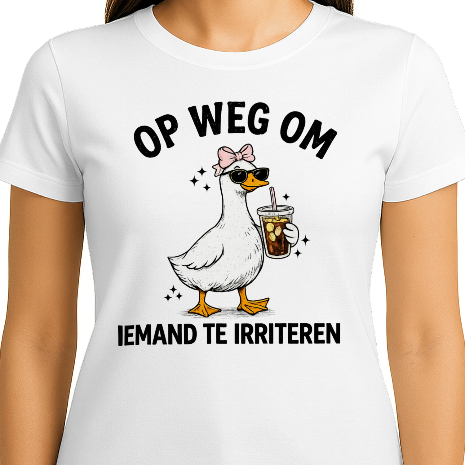 Op Weg Om Iemand Te Irriteren – Grappig Duck T-Shirt