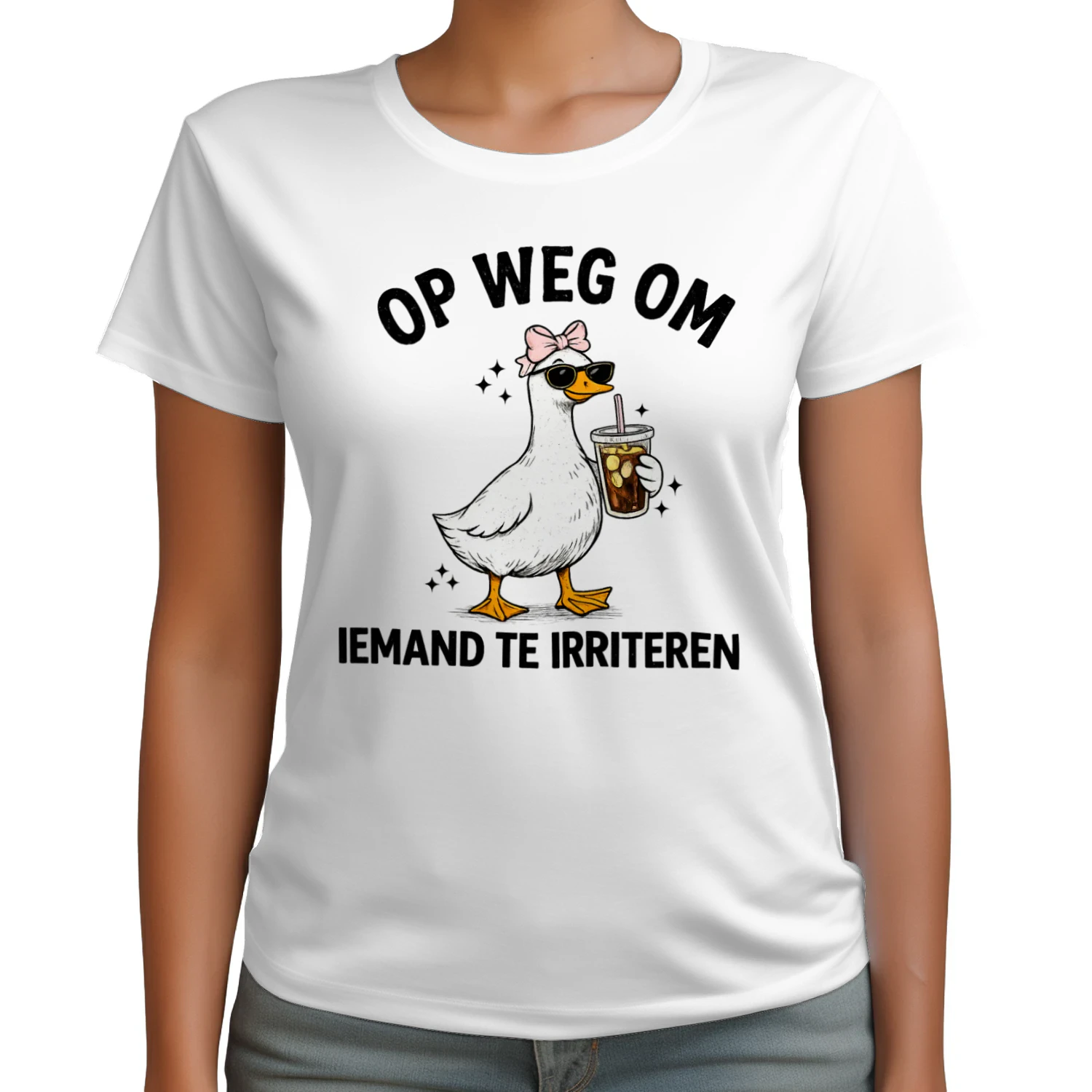 Op Weg Om Iemand Te Irriteren – Grappig Duck T-Shirt