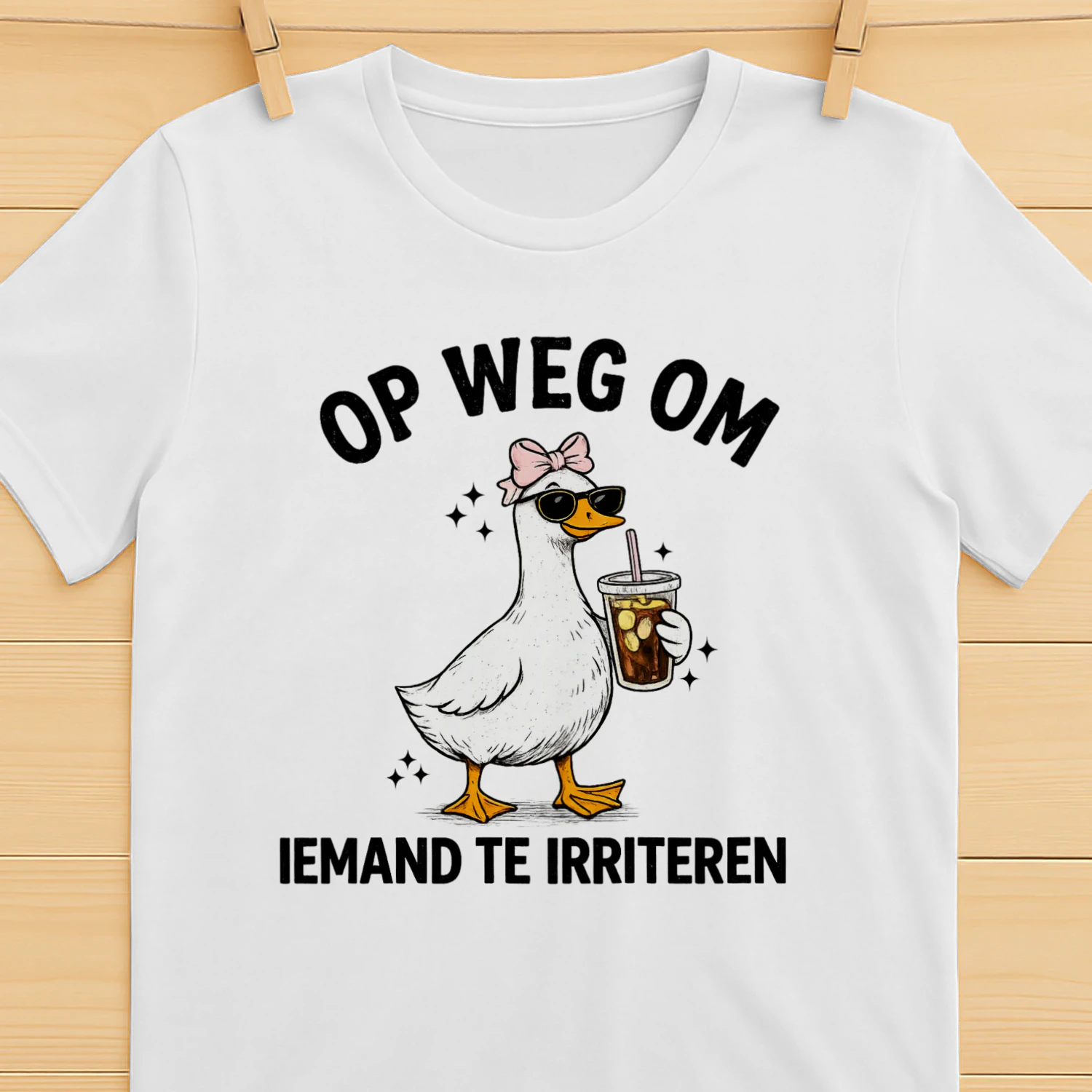 Op Weg Om Iemand Te Irriteren – Grappig Duck T-Shirt